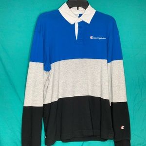Champion long sleeve polo